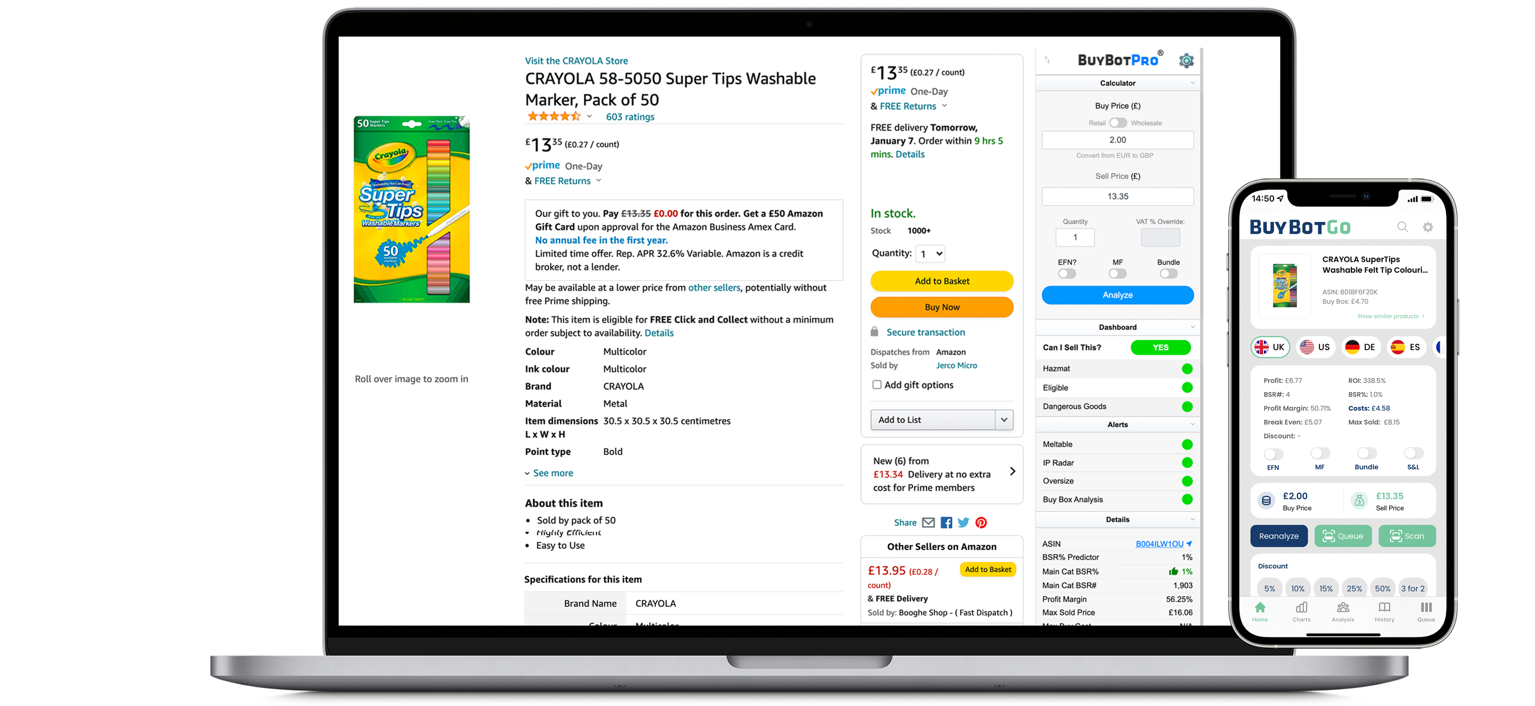 BuyBotPro Automate Your Online Arbitrage Deal Analysis BuyBotPro 